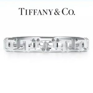 Tiffany T 14K White Gold Ring Size 5
